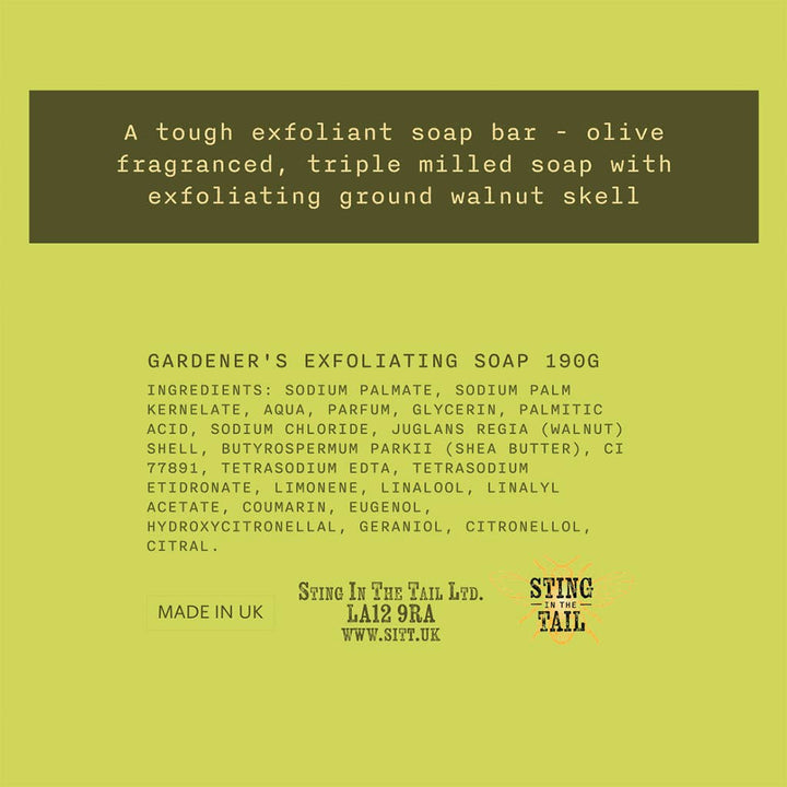 Gardener's Exfoliating Soap - Pea 190g