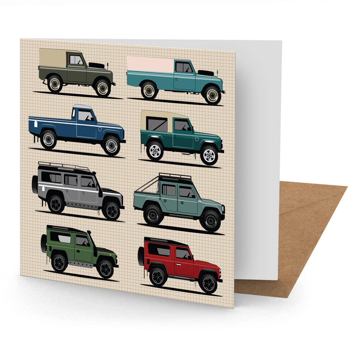 Land Rover Greetings Card
