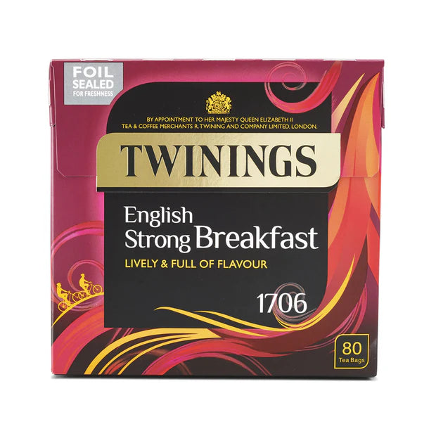 Twinings Strong Breakfast Teabags, 80 ct.