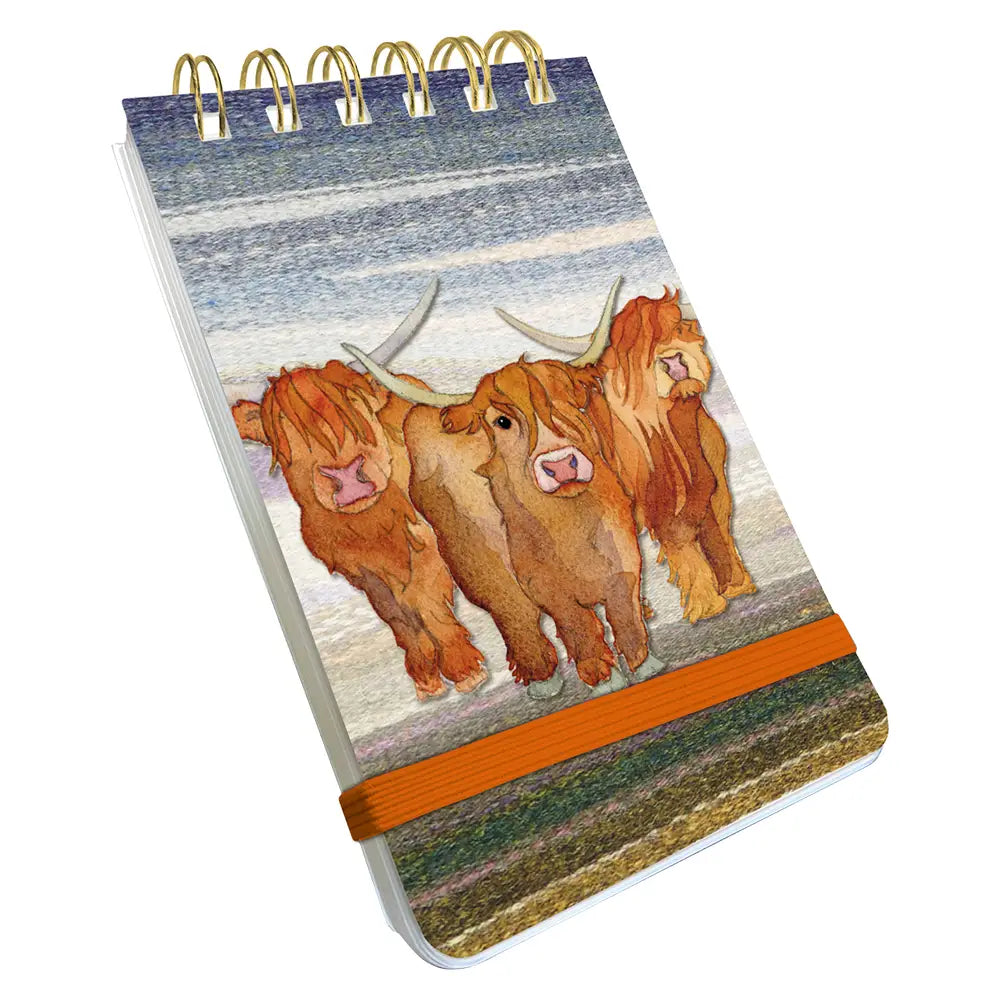 Highland Coos Mini Spiral Pad