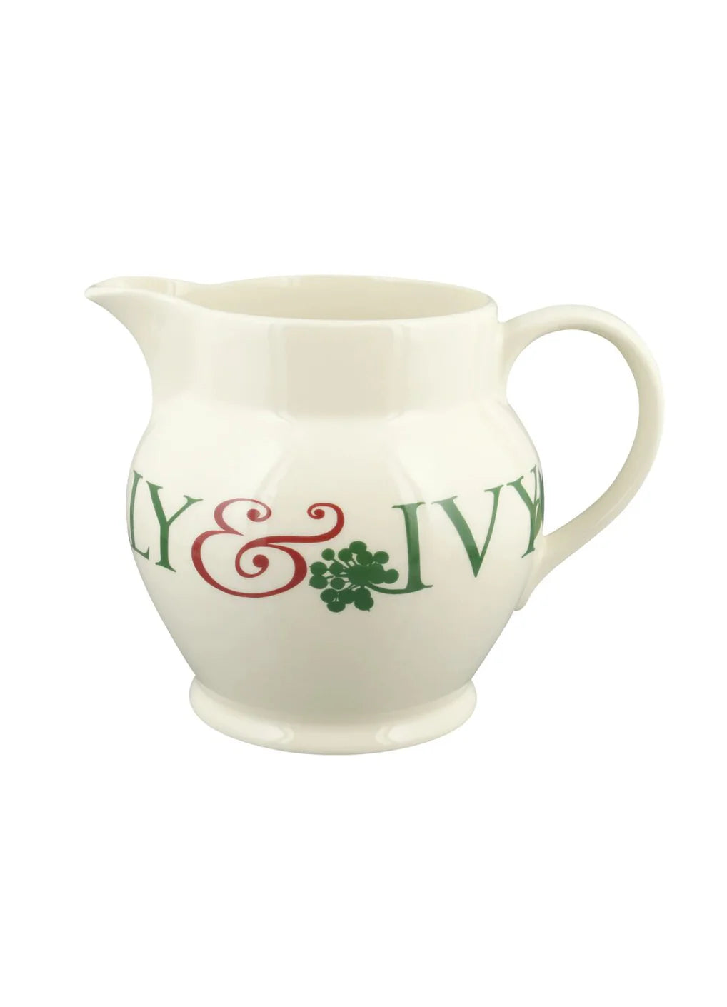 Christmas Toast Holly and Ivy 3 Pint Jug