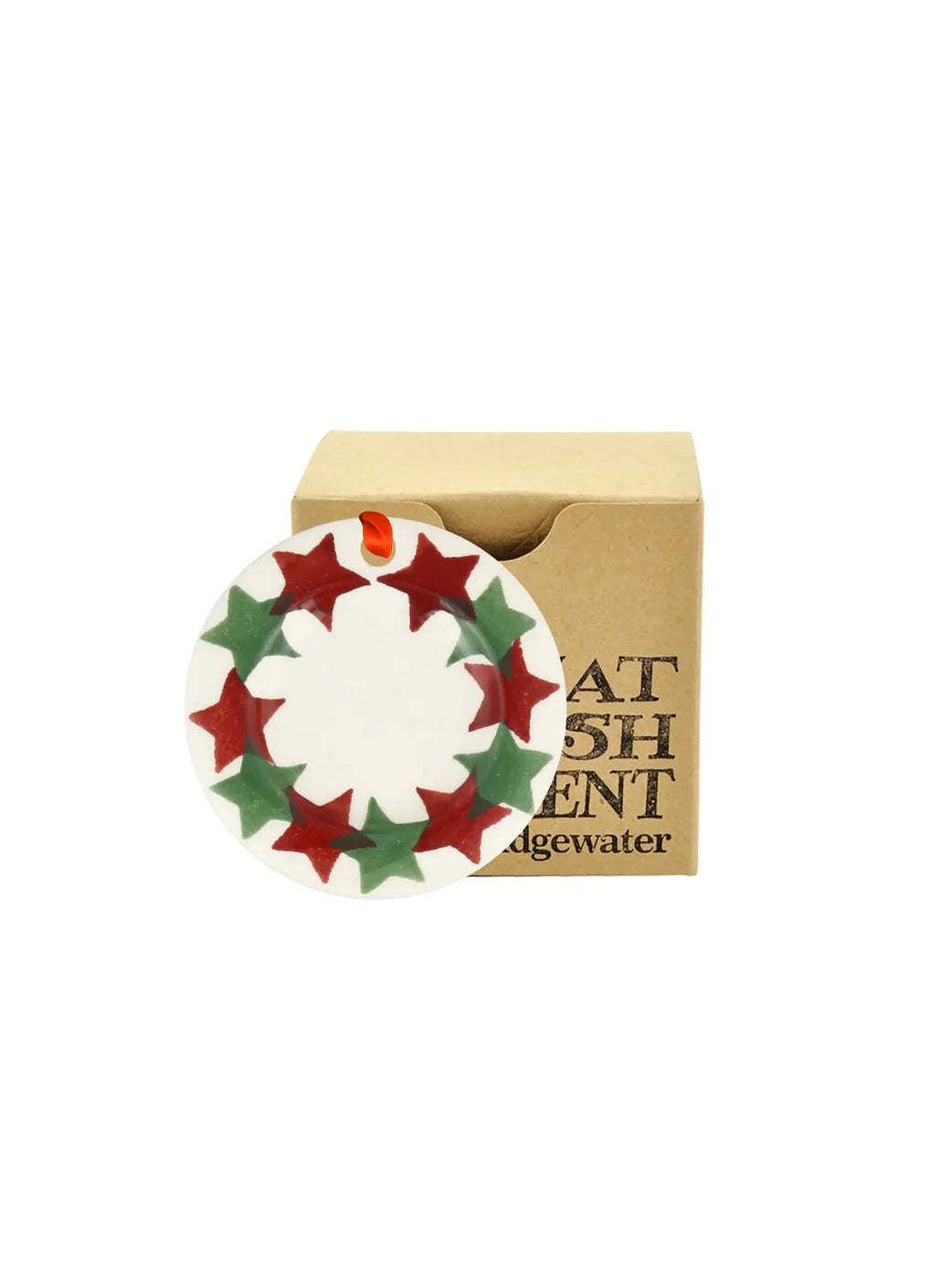 Christmas Stars Tiny Plate Decoration Boxed