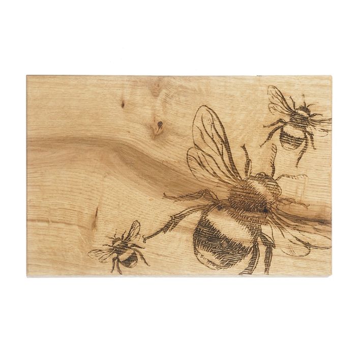 Bees Oak Serving Board 12in