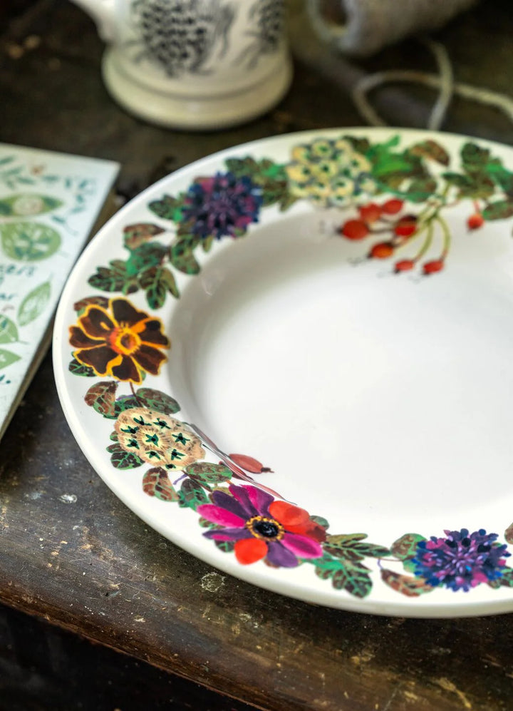 Autumn Flowers 10 1/2 Inch Plate