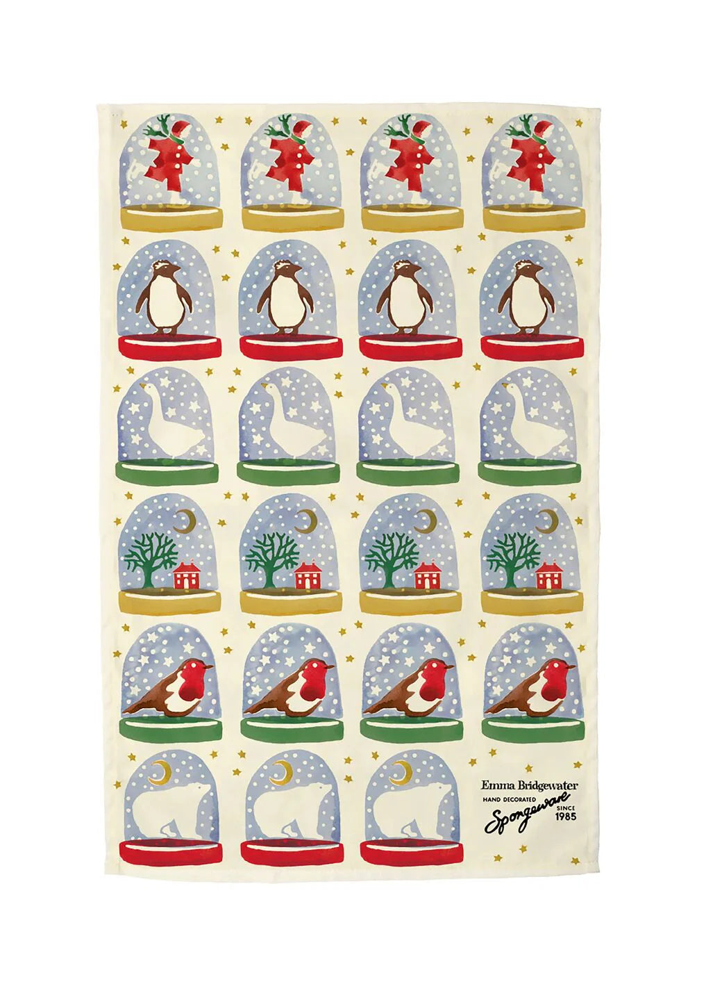 Snow Globe Tea Towel