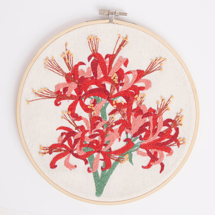 Royal Horticultural Society Guernsey Lily Embroidery Kit