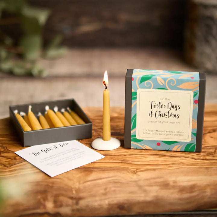 Twelve Days of Christmas Mini Candle Set
