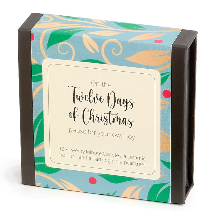 Twelve Days of Christmas Mini Candle Set