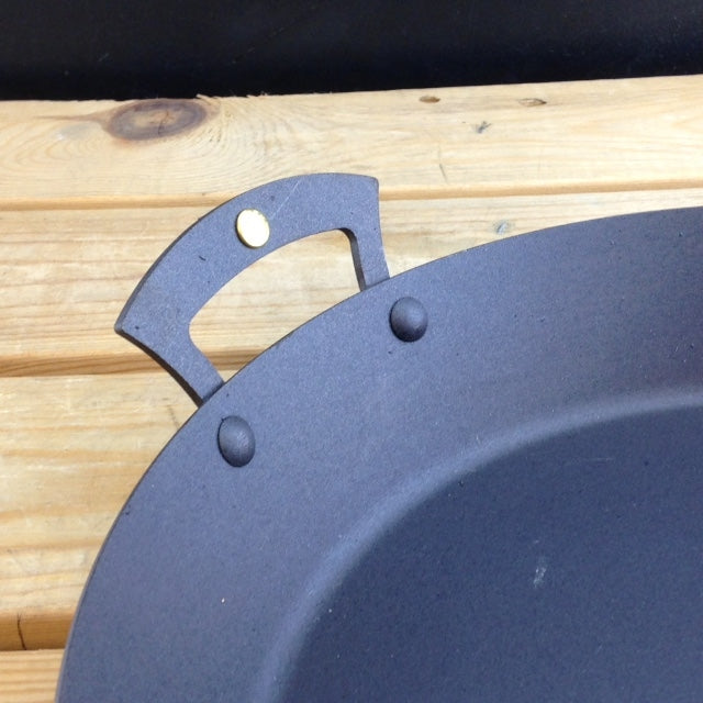 10 Inch Spun Iron Double Handled Prospector's Pan