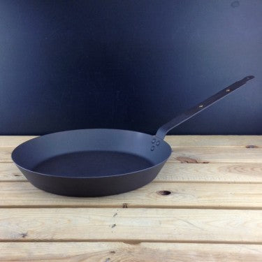 12 Inch Oven-Safe Spun Iron Frying Pan