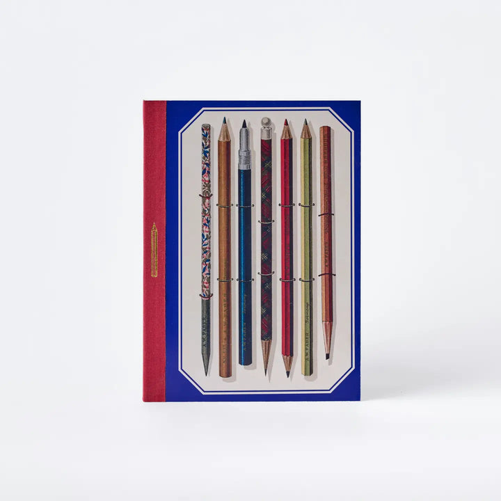 Vintage Pencils A5 Lay Flat Journal