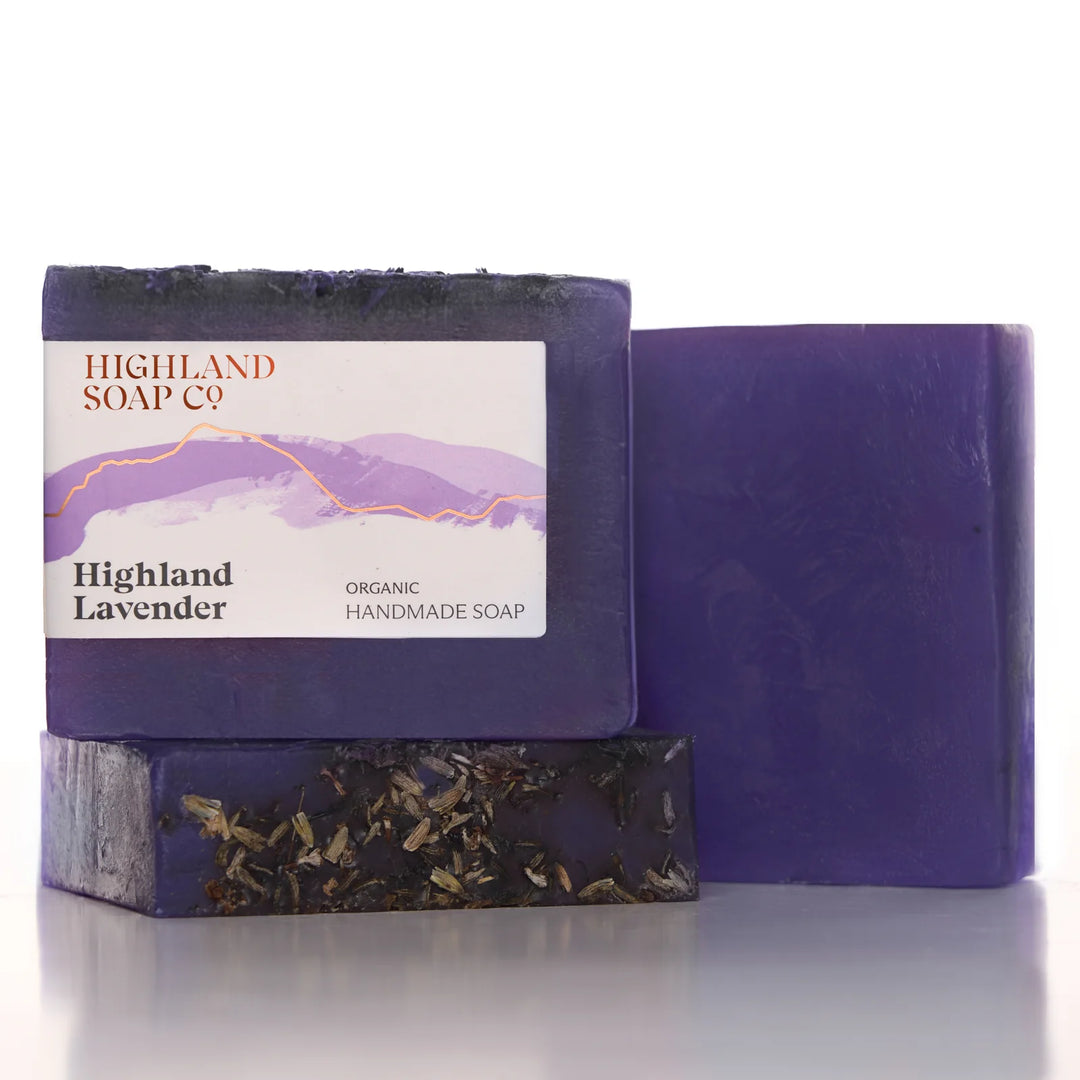 Highland Lavender Organic Glycerine Soap 150g