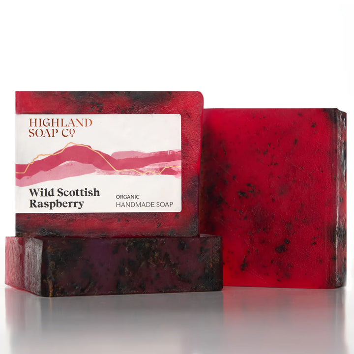 Wild Scottish Raspberry Organic Glycerin Soap 150g