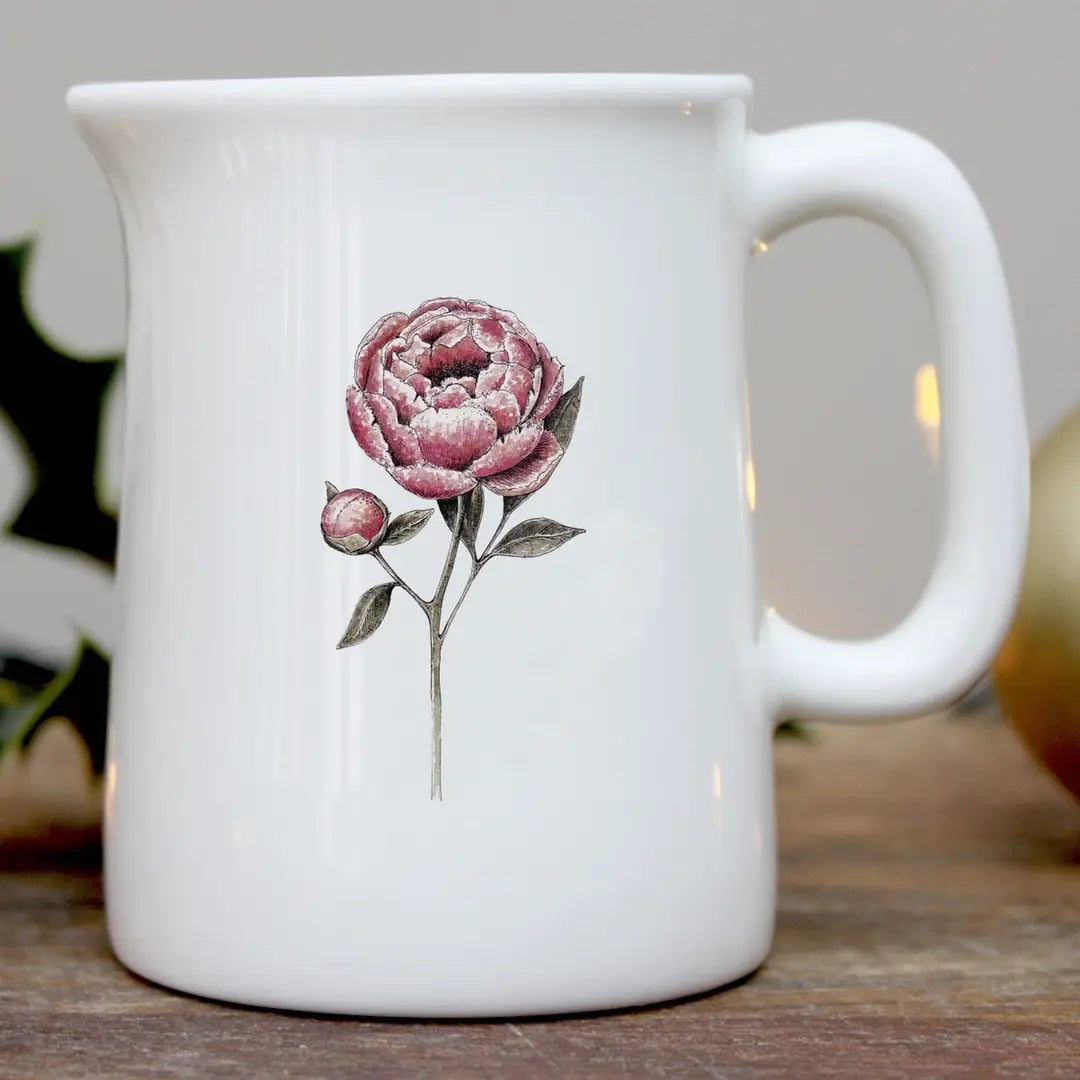 Peony Mini Jug in a Gift Box