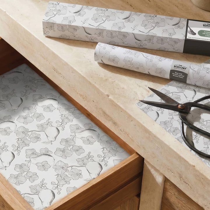 'The Scullery' Pear & Orchid-Scented Drawer Liners
