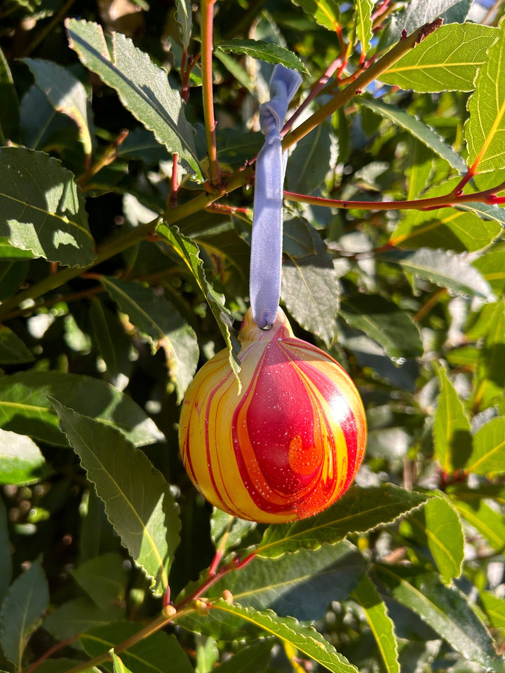 Marbled Ceramic Baubles by the Colour Emporium