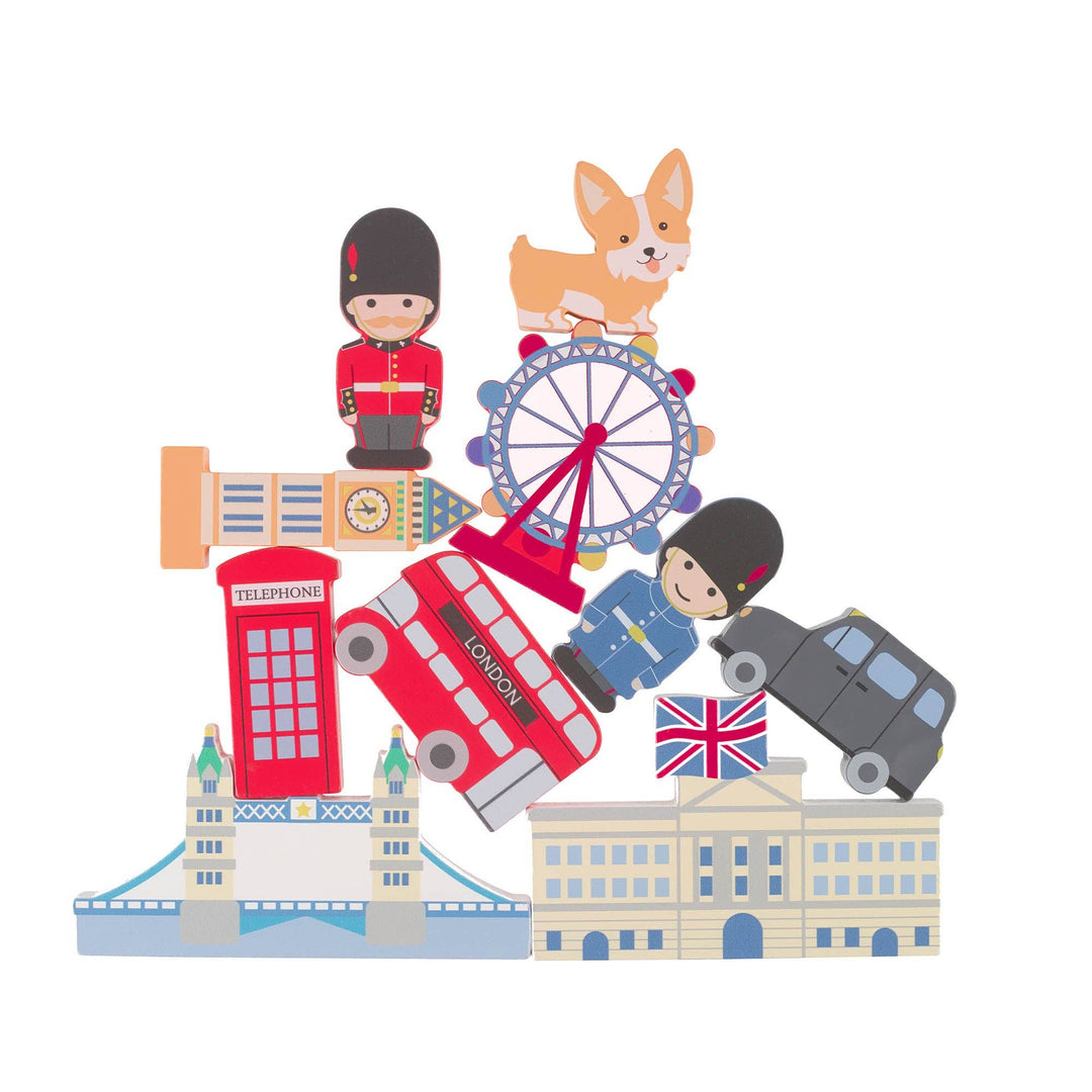 London Wooden Stacking Game
