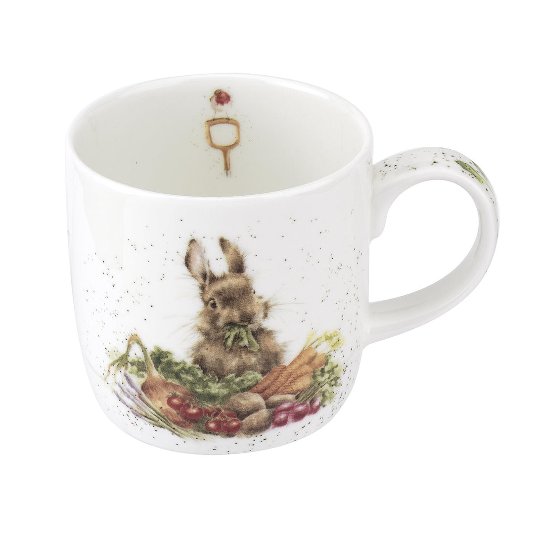 'Grow Your Own Hare' Rabbit Bone China Mug (14oz)