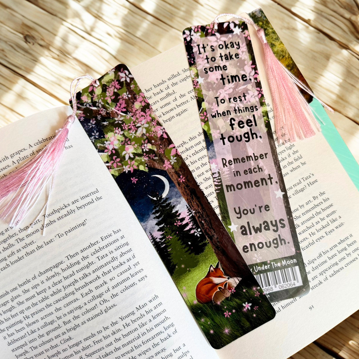 'Take Some Time' Bookmark with tassel