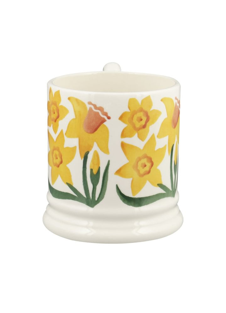Daffodil Hand-Stamped 1/2 Pint Mug