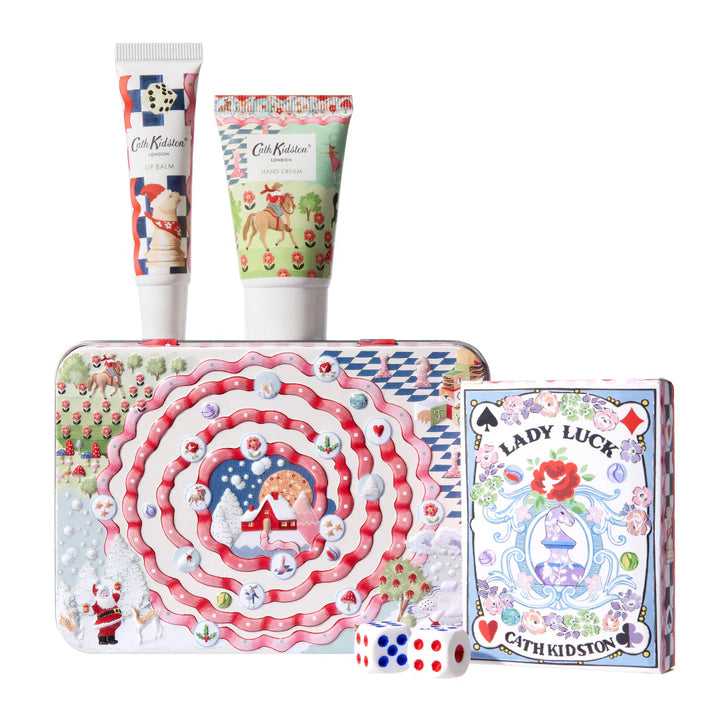 The Christmas Journey Hand, Lip & Games Tin