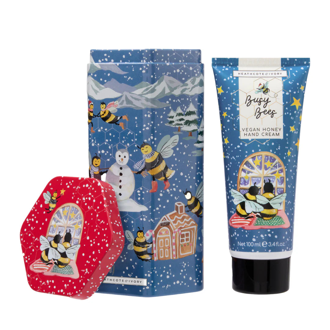 Heathcote & Ivory Busy Bees Thyme & Honey Hand Cream Tin