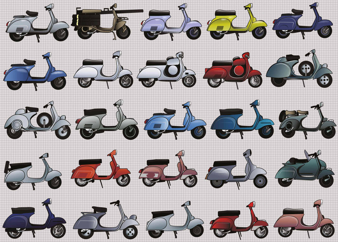 Scooters 1000 Piece Jigsaw