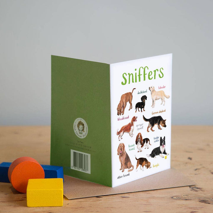 Sniffers Blank Dog Card