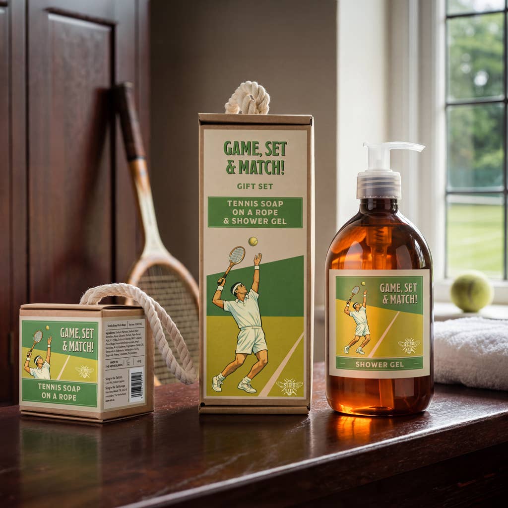 'Game, Set, & Match' Tennis Shower Gel 500ml
