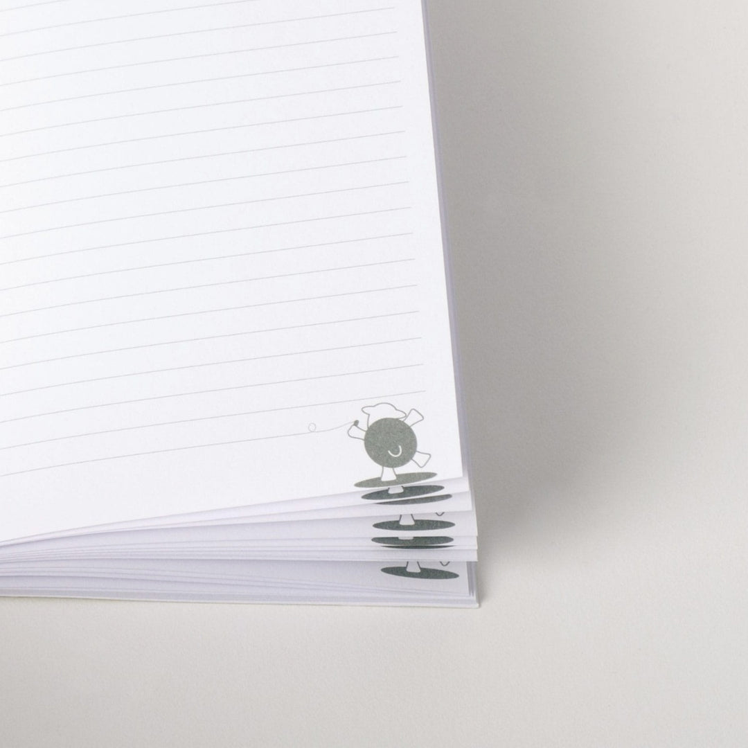Herdy Peep Stripe A5 Notebook