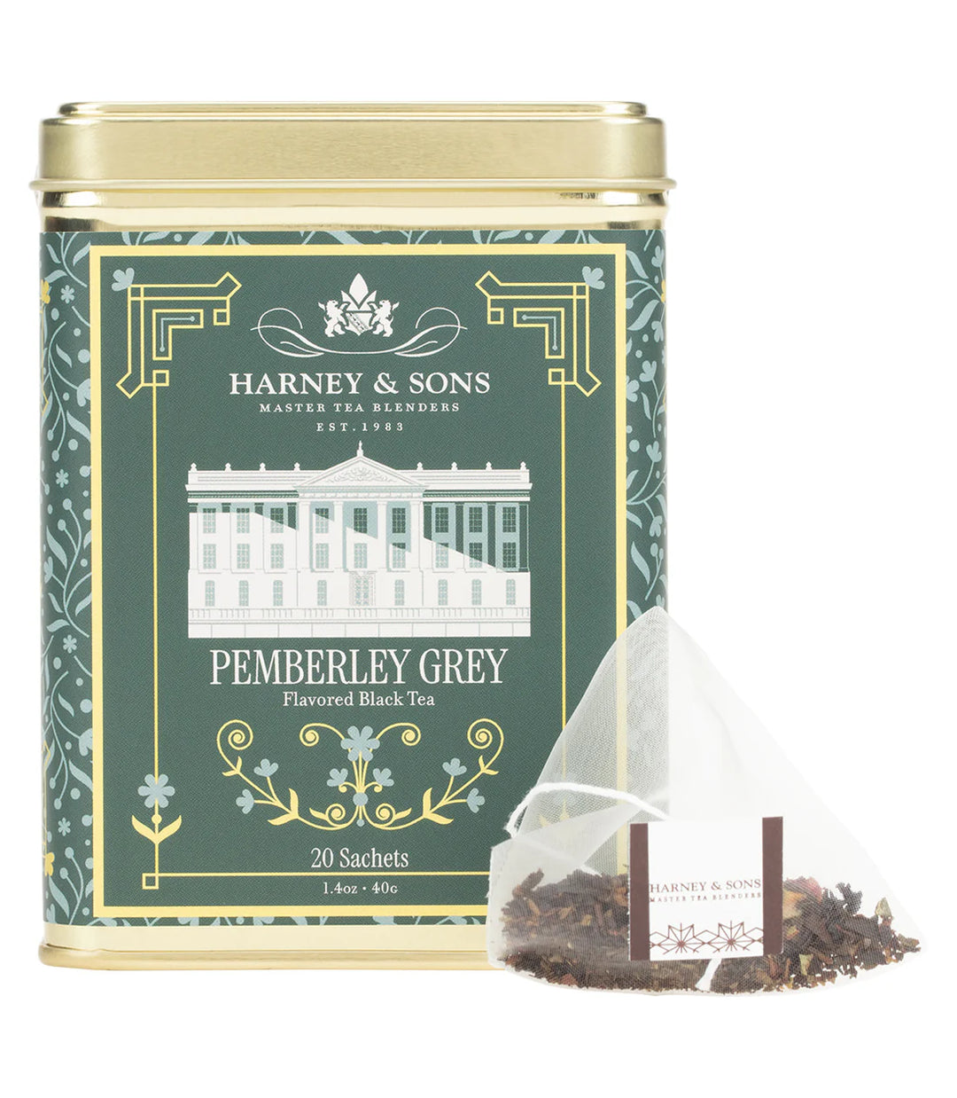 Pride & Prejudice Pemberley Grey Flavored Black Tea  - 20 Sachets