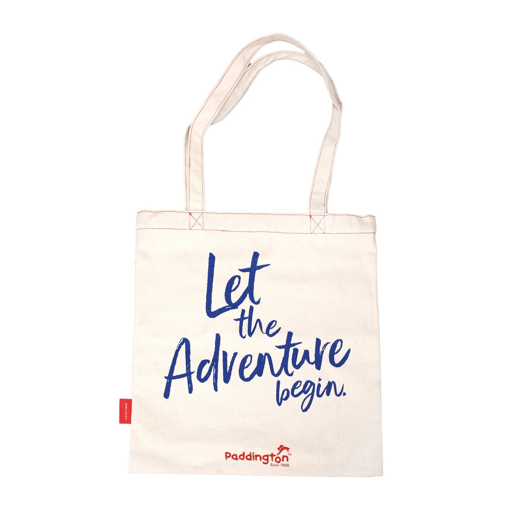 Paddington Bear Recycled Cotton Tote Bag-- London Bus