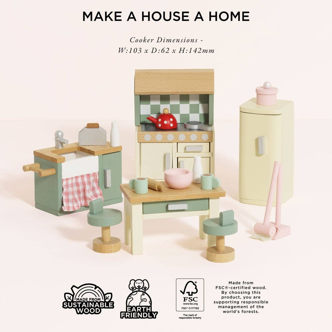 Dolls House Kitchen Furniture Set