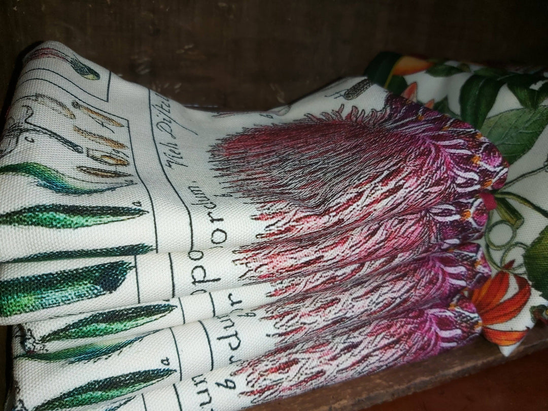 Thistle Antique Print Tea Towel