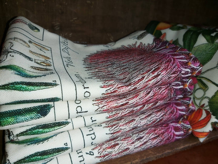 Thistle Antique Print Tea Towel
