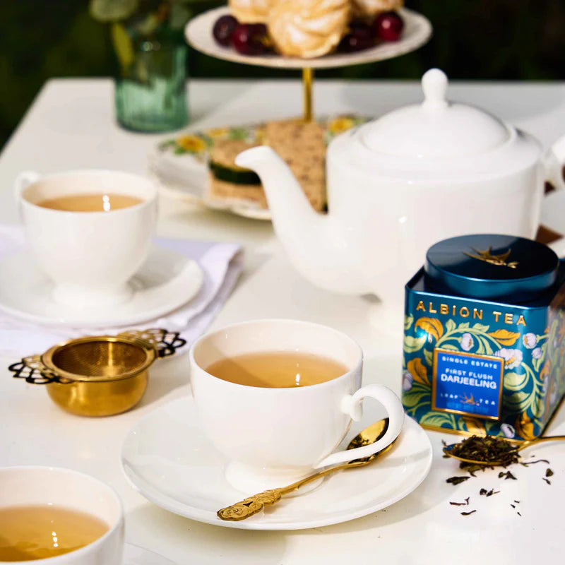 Albion Tea Fine Bone China Teacup and Saucer