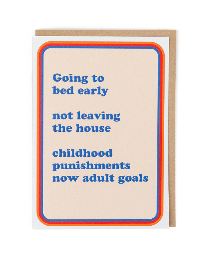 Adult Goals Card by Pina Colada