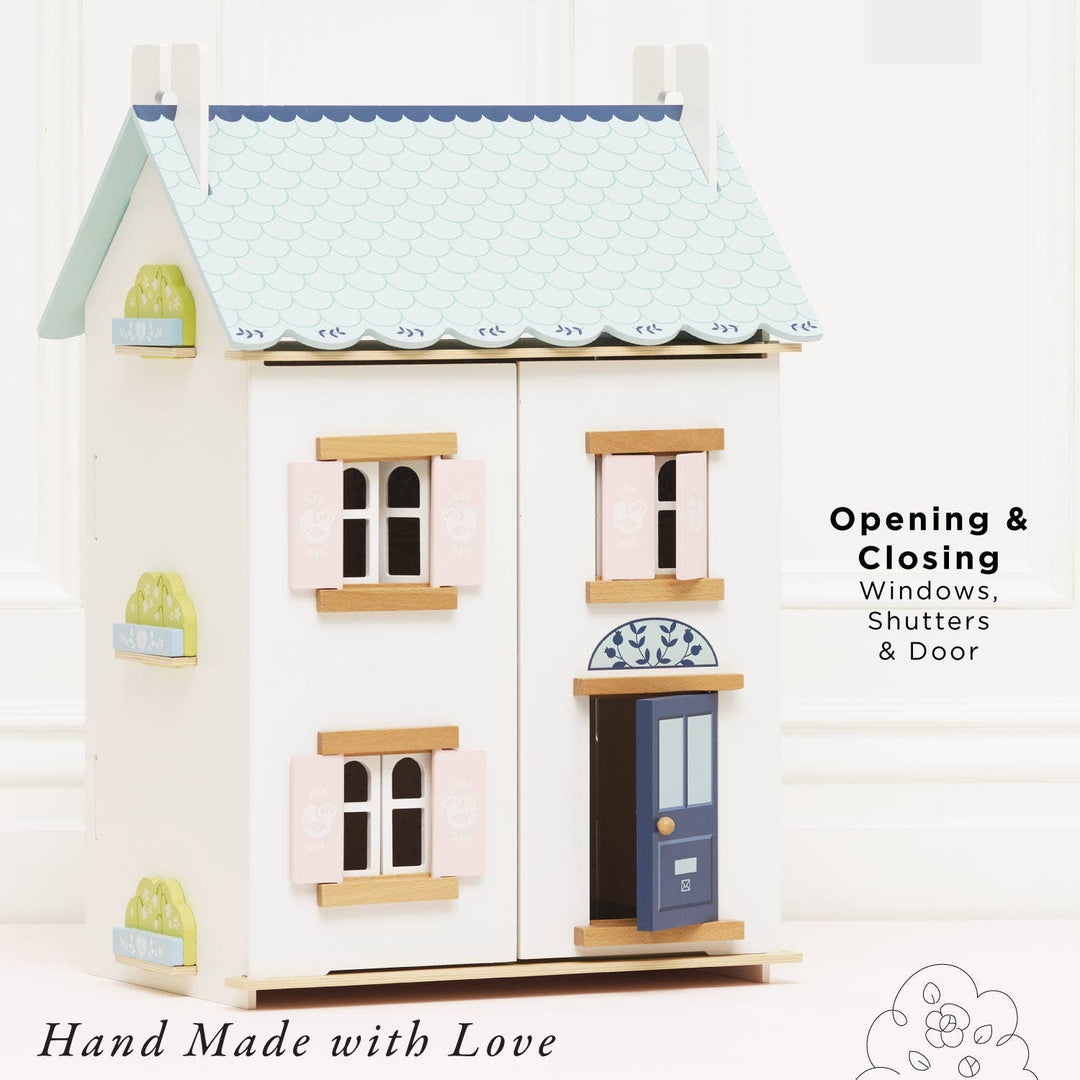 Blue Belle Wooden Dolls House