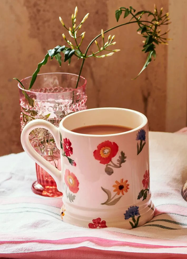 Poppies & Pinks 1/2 Pint Mug