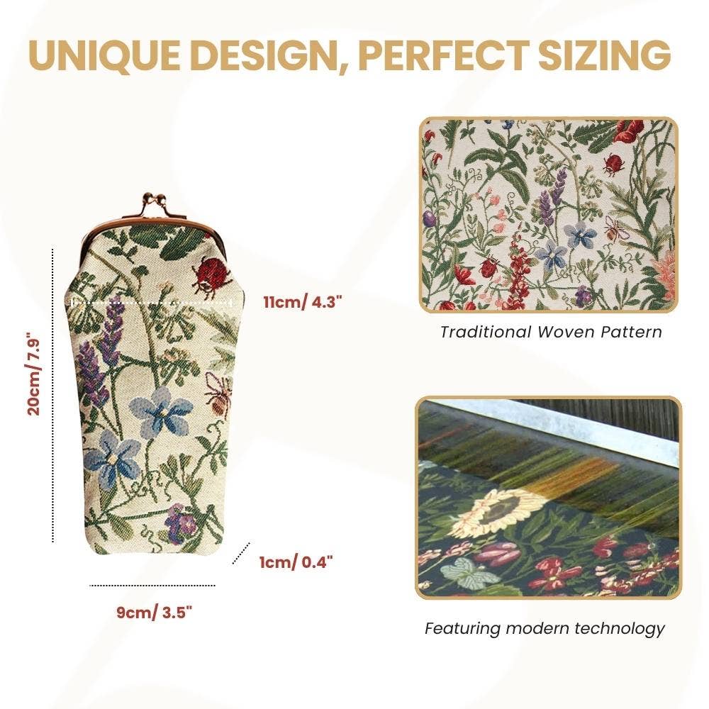 Morning Garden Glasses Pouch