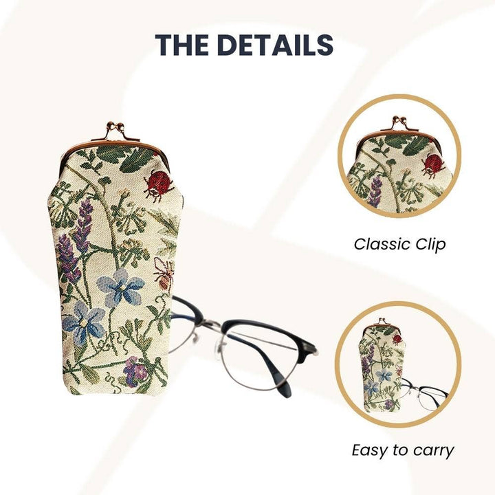Morning Garden Glasses Pouch