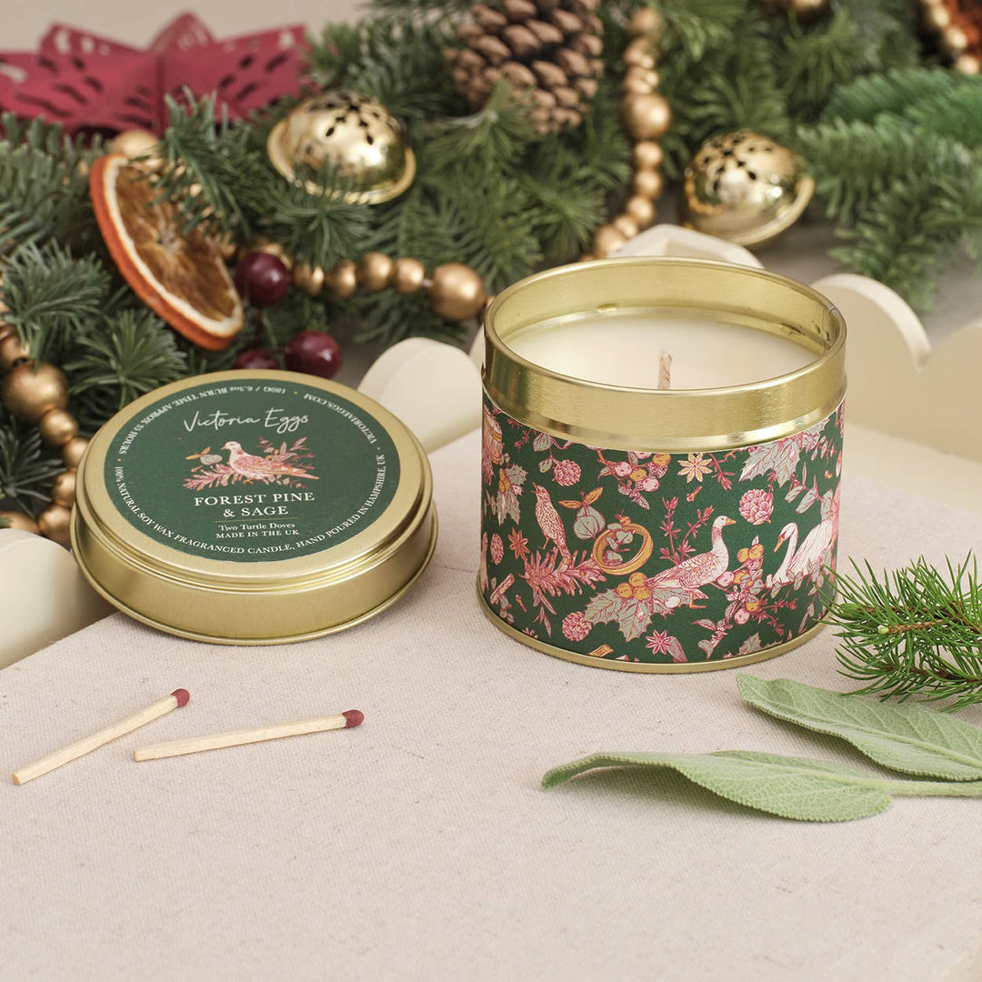 Two Turtle Doves Candle - Forest Pine & Sage
