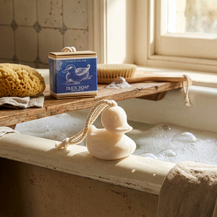 Blue Label Duck Soap on a Rope 100g