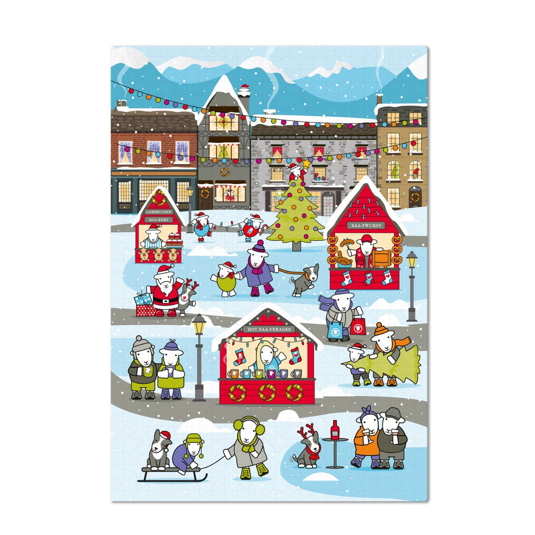 Herdy Limited Edition Christmas Jigsaw Puzzle - 1000 Piece Puzzle
