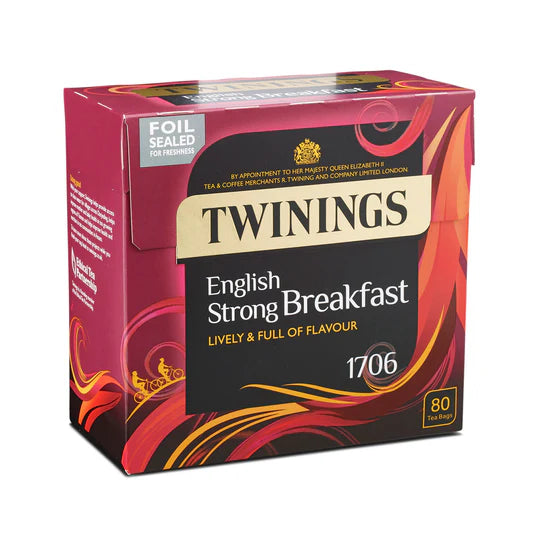 Twinings Strong Breakfast Teabags, 80 ct.