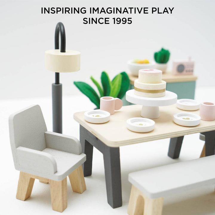 Wooden Dolls House Dining Room