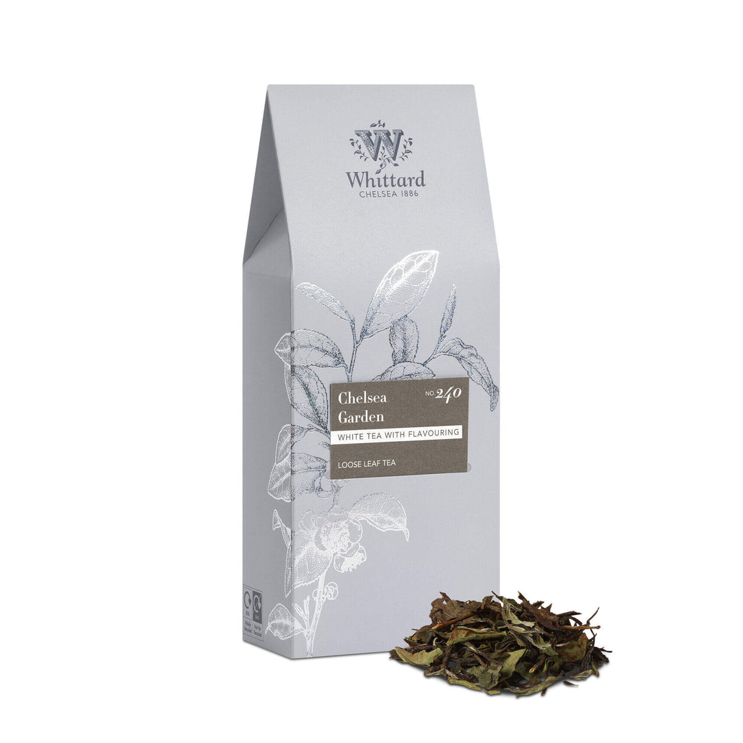 Whittard Chelsea Garden Loose Tea Silver Pouch