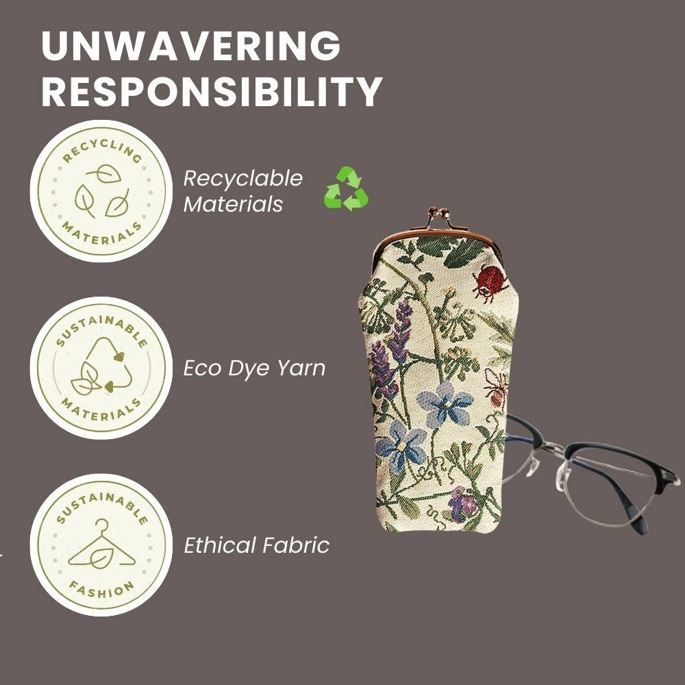 Morning Garden Glasses Pouch