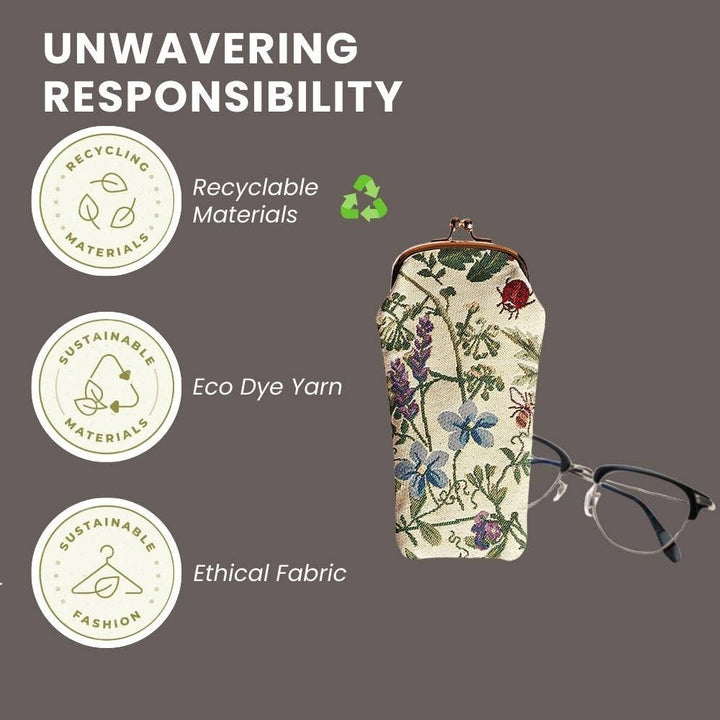 Morning Garden Glasses Pouch