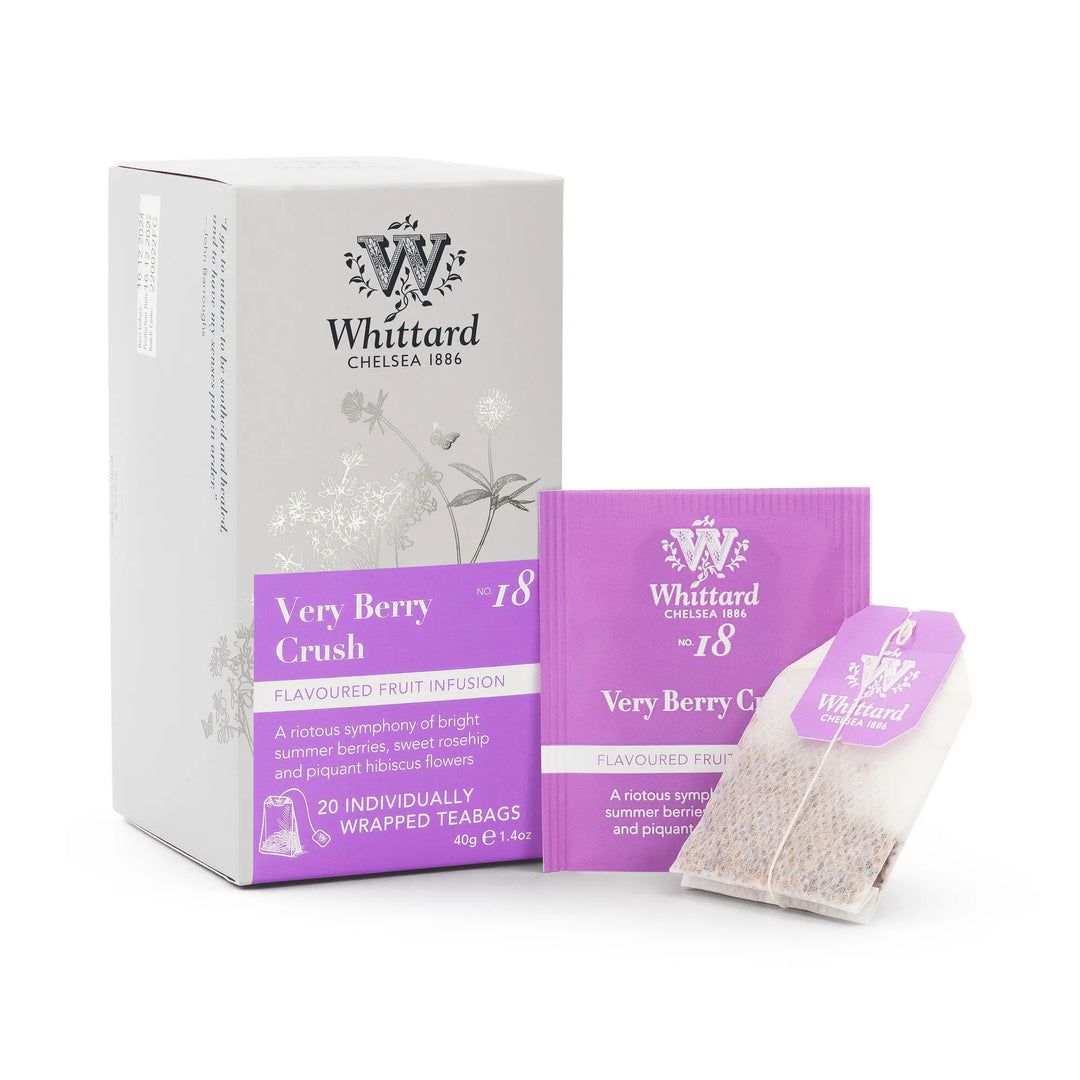 Whittard Very Berry Crush Individually Wrapped Tea Bags